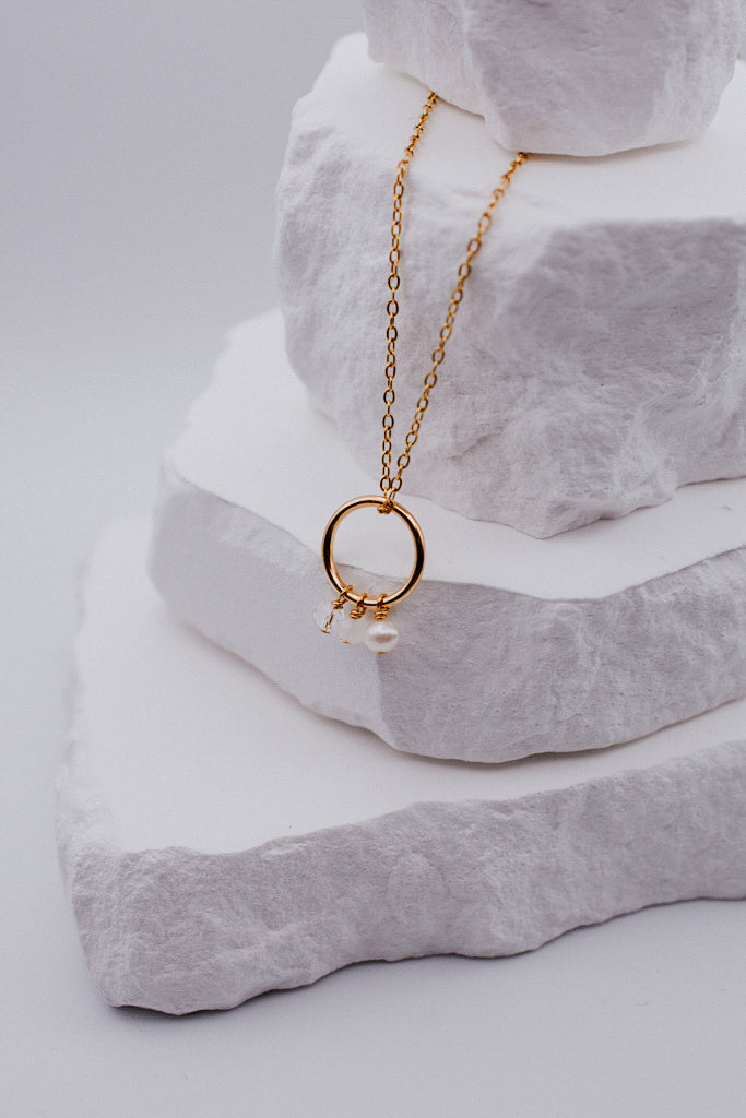 Collier Halo Nacré