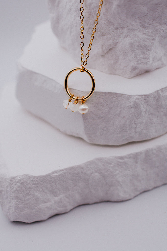 Collier Halo Nacré