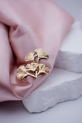 Broche Ginkgo - Feuille d’Or